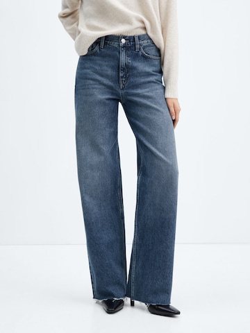 MANGO Loosefit Jeans 'Denver' in Blauw: voorkant