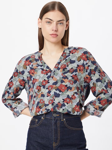 s.Oliver Blouse in Blauw: voorkant