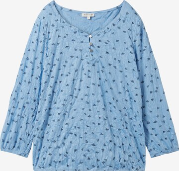 TOM TAILOR Blouse in Blauw: voorkant