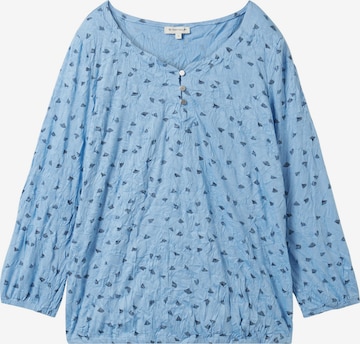 TOM TAILOR Blouse in Blauw: voorkant