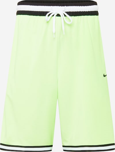NIKE Sportbroek in de kleur Limoen / Zwart / Wit, Productweergave