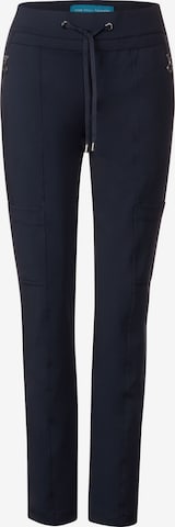 STREET ONE Loose fit Cargo Pants in Blue: front