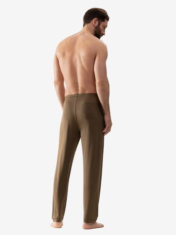 Regular Pantalon de pyjama 'Jefferson' Mey en marron