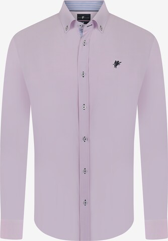 DENIM CULTURE Button Up Shirt 'MILAN' in Pink: front