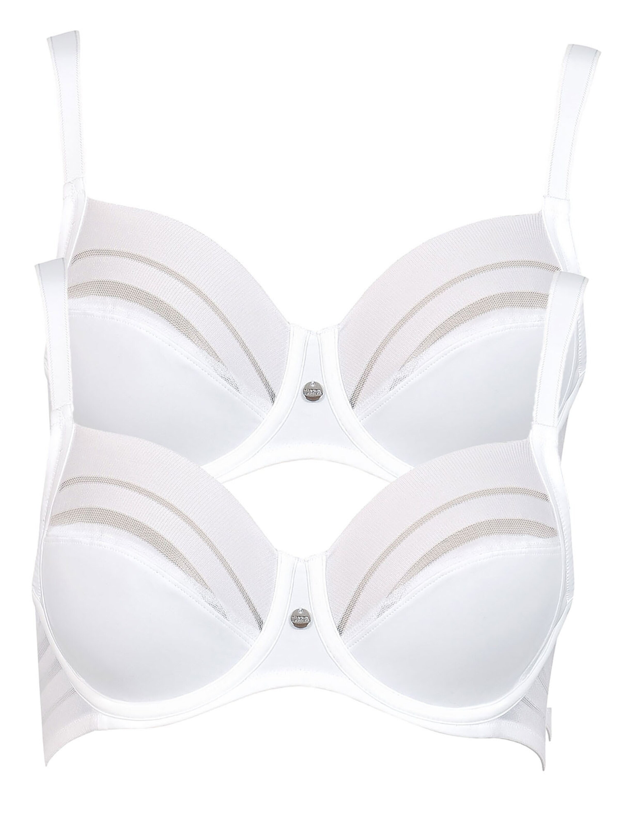 Lisca T-shirt Bra 'Alegra' in White