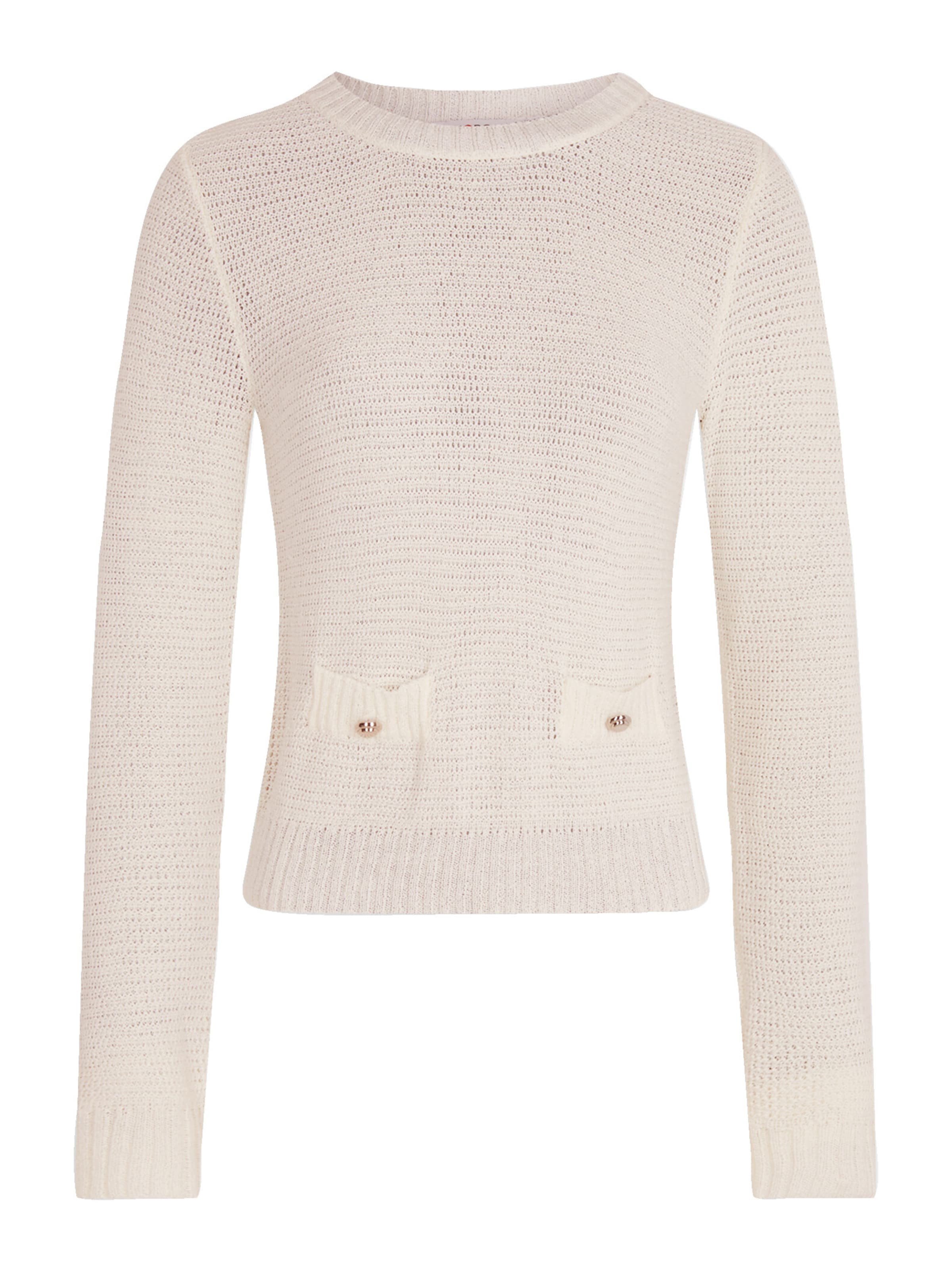 Pull-over Morgan en beige : devant