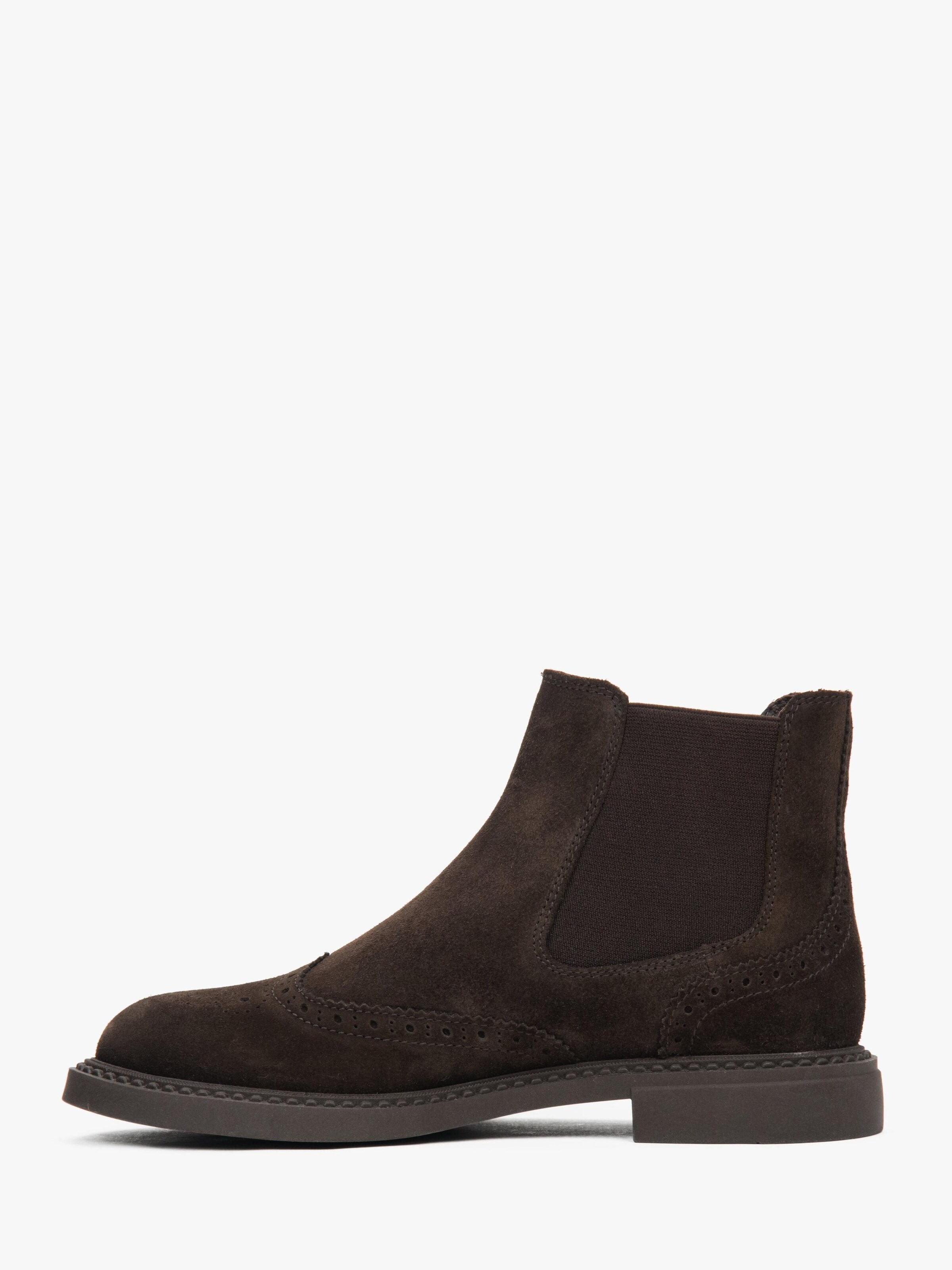 Estro Chelsea Boots '09-3488' i brun: forside