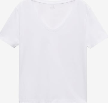 MANGO Koszulka 'CHALAPI' w kolorze biały: przód