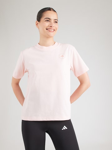 rožinė ADIDAS BY STELLA MCCARTNEY Sportiniai marškinėliai 'TrueCasuals': priekis