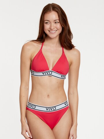 VIVIDTrokutasti Bikini gornji dio 'Mix&Match' - crvena boja: prednji dio