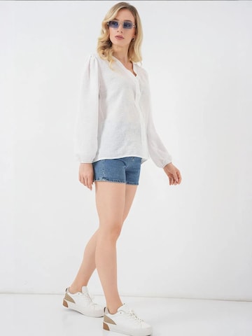 Bigdart Bluse in Weiß