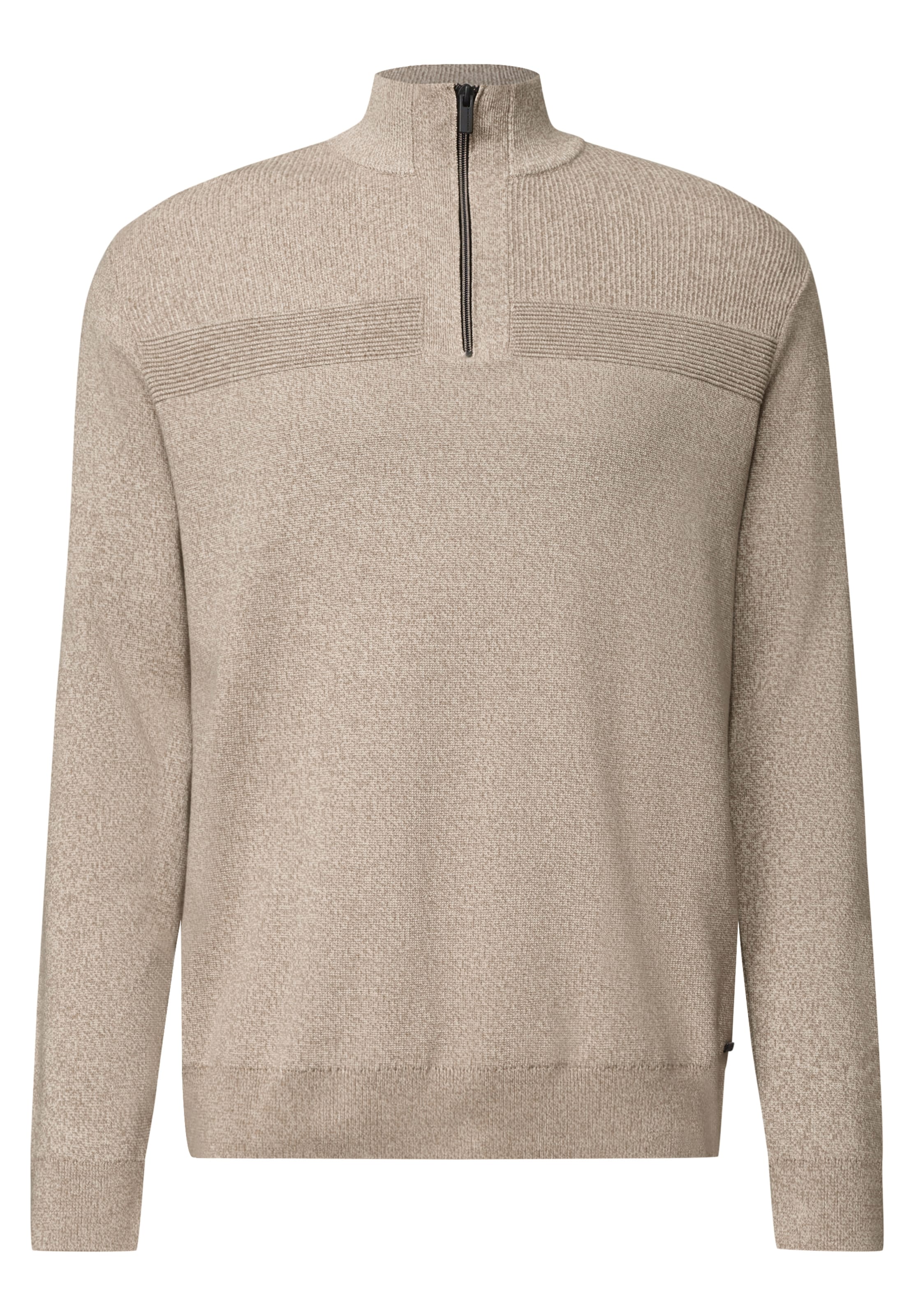 Street One MEN Sweater in Beige: front