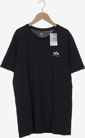 ALPHA INDUSTRIES T-Shirt XL in Blau: predná strana