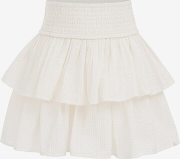 WE Fashion Skirt in White: front