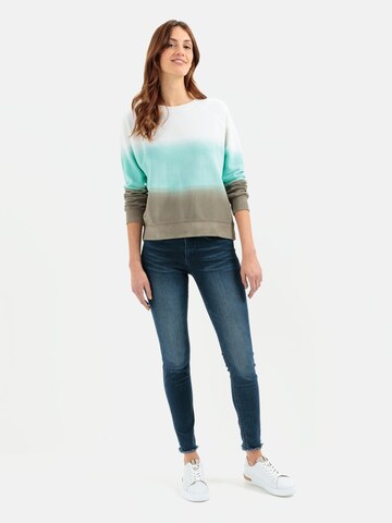 CAMEL ACTIVE Sweatshirt mit Dip-Dye-Effekt in Mischfarben