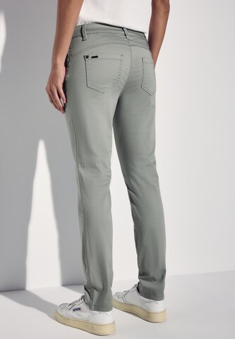 STREET ONE Slimfit Hose im Casual Fit in Grün