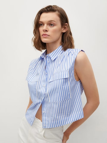 MANGO Blouse 'RITA' in Blue