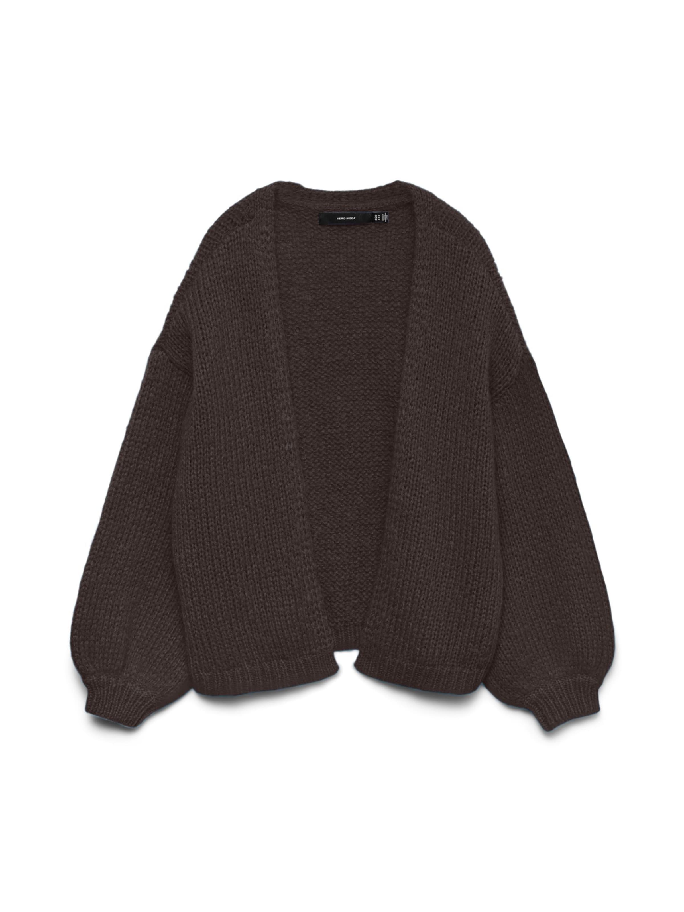 VERO MODA Strickjacke 'VMMaybe' in Braun: Vorderseite