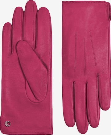 KESSLER Full Finger Gloves in Pink