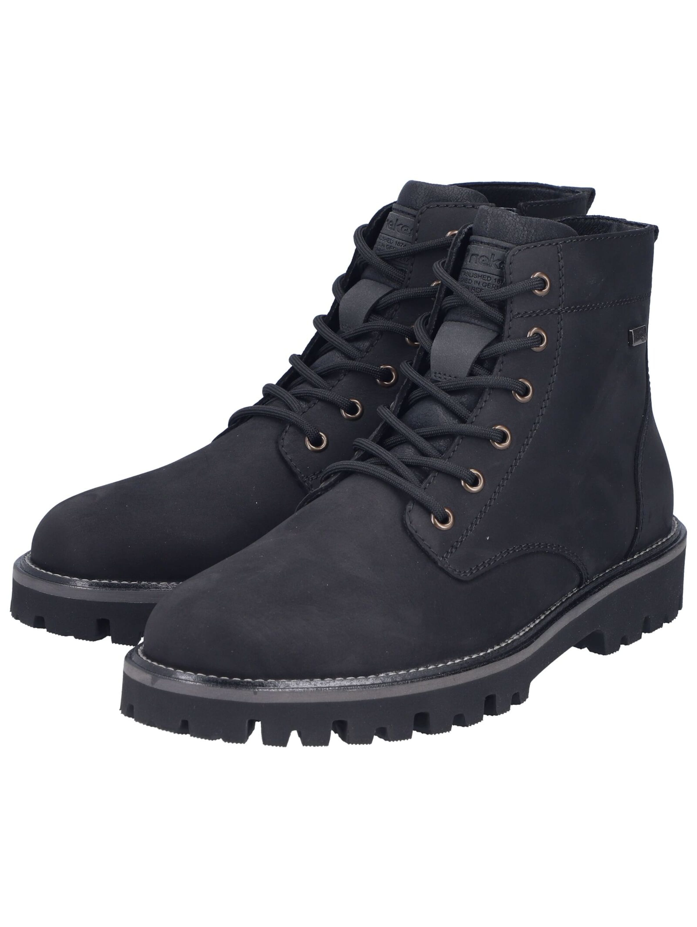 Rieker Schnürboots in Schwarz