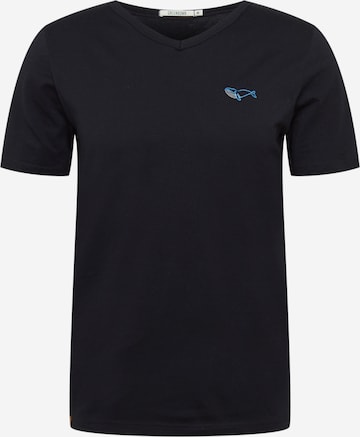 GREENBOMB Shirt 'Animal Whale Swimming' (GOTS) in Schwarz: predná strana