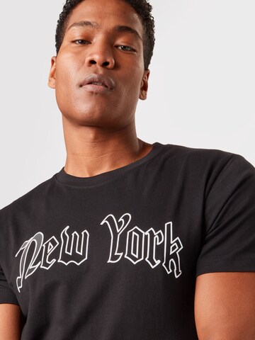Mister Tee Shirt 'New York' in Black