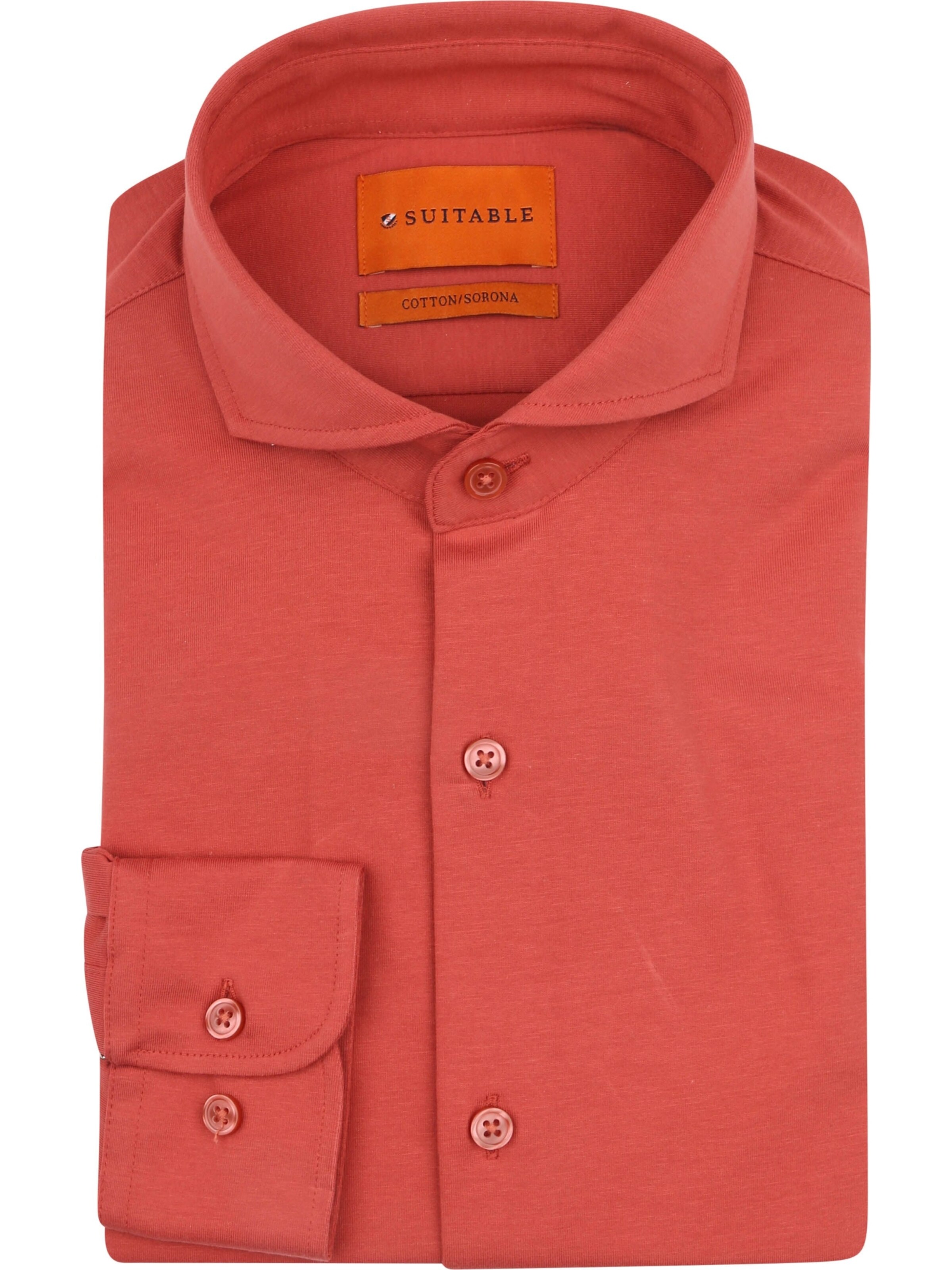 Suitable Slim Fit Hemd‌‌‌‌‌‌‌‌ in Rot: Vorderseite