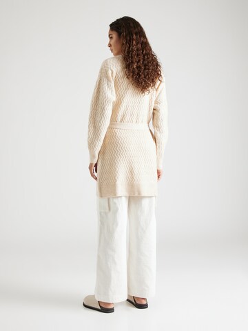 ABOUT YOU Knit cardigan 'Daniela' in Beige