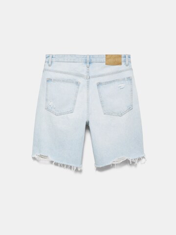 Regular Jeans de la Pull&Bear pe albastru