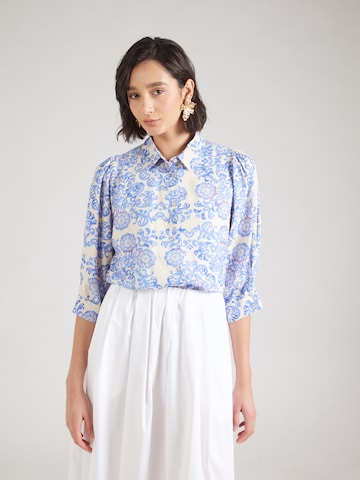 Lollys Laundry Blouse 'Bono' in Blue: front