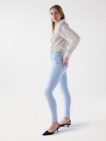Skinny Jean 'Destiny' Salsa Jeans en bleu