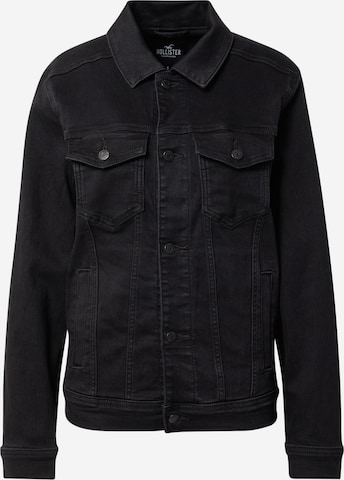 Veste mi-saison HOLLISTER en noir : devant