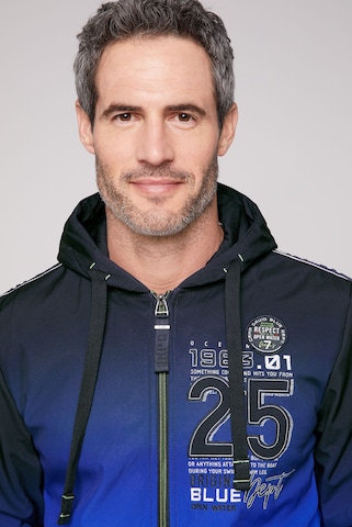 CAMP DAVID Sweat jacket 'Ocean´s Seven II' in Blue