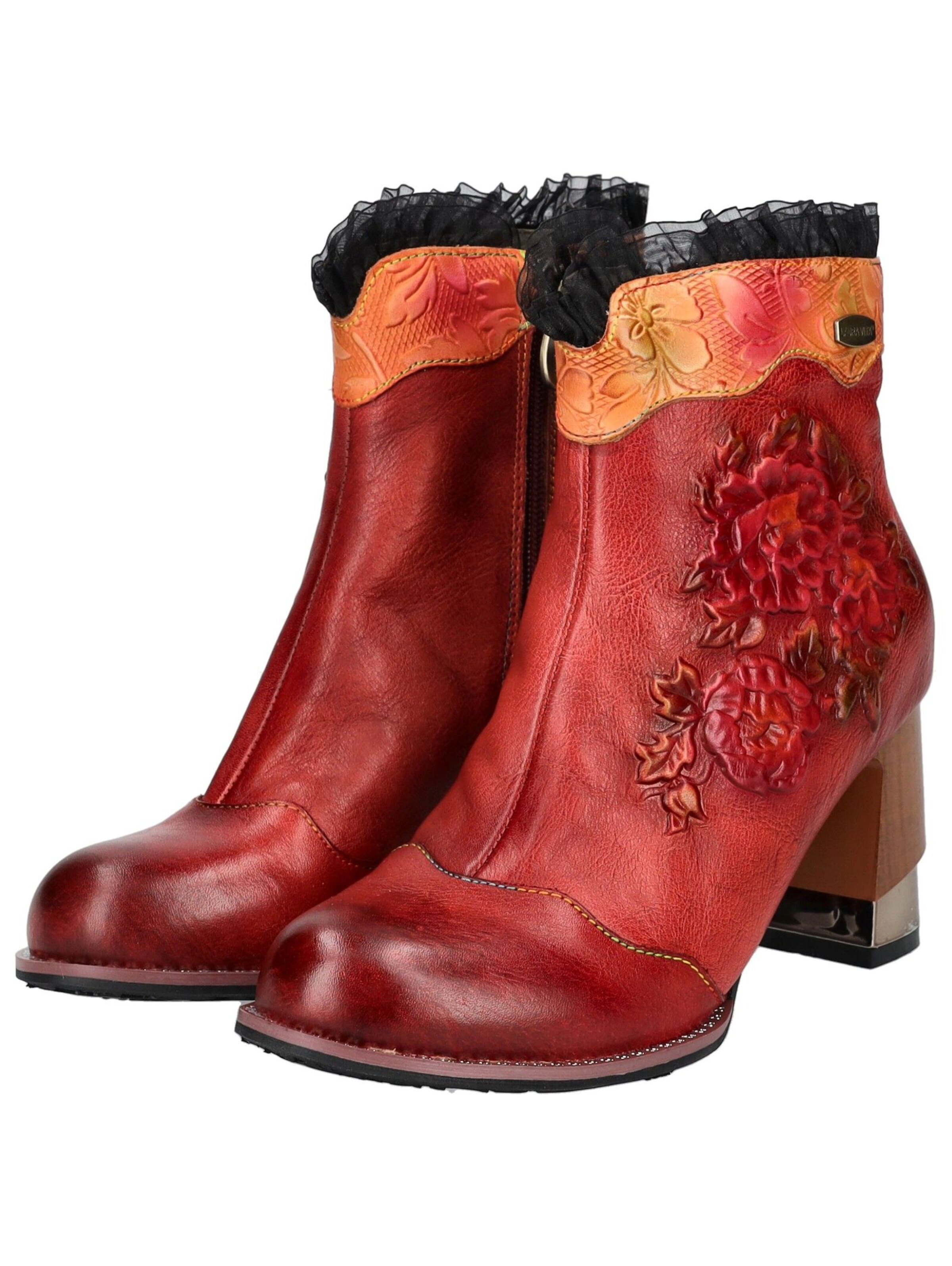 Laura Vita Bootie in Red