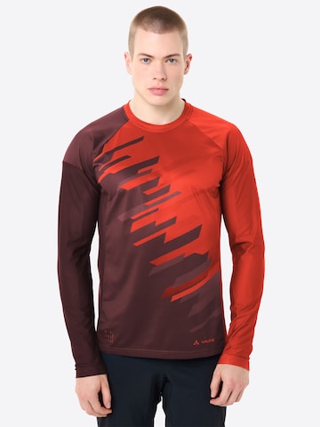 VAUDE Performance shirt 'Moab LS VI ' in Red: front