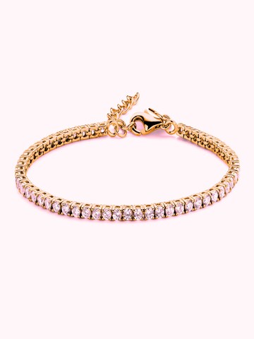 Fiocco Jewelry Armband 'Tennis'‌‌ in Gold: Vorderseite