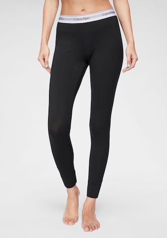 Calvin Klein Underwear - Skinny Leggings en negro: frente