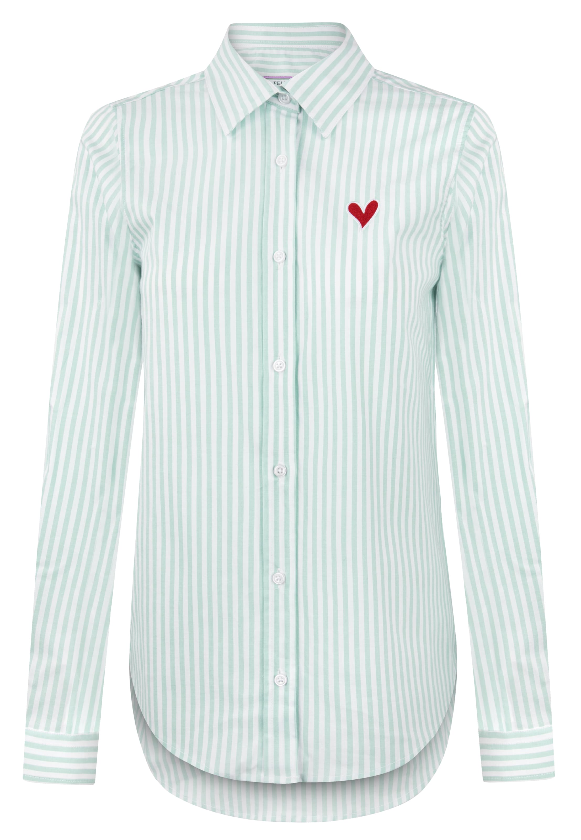 Felix Hardy Blouse in Groen: voorkant