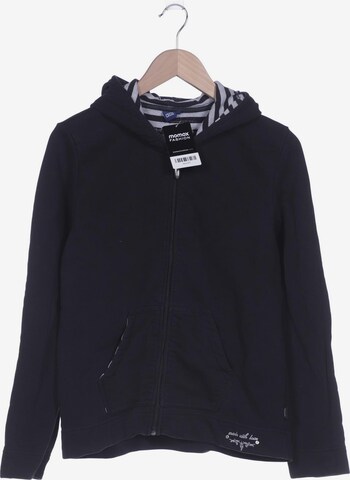 CECIL Sweatshirt & Zip-Up Hoodie in L in Black: front