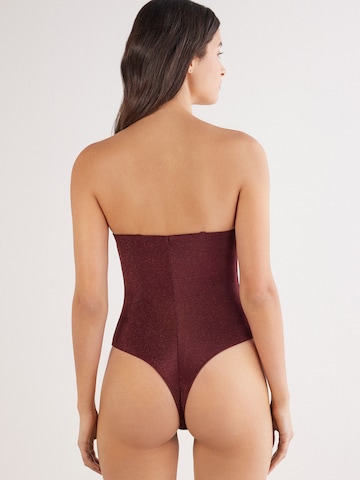 INTIMISSIMI Bodysuit 'GIADA SHIMMERING PASSION' in Red