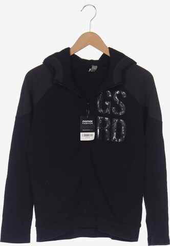 G-Star RAW Sweatshirt & Zip-Up Hoodie in L in Black: front