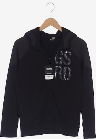 G-Star RAW Sweatshirt & Zip-Up Hoodie in L in Black: front