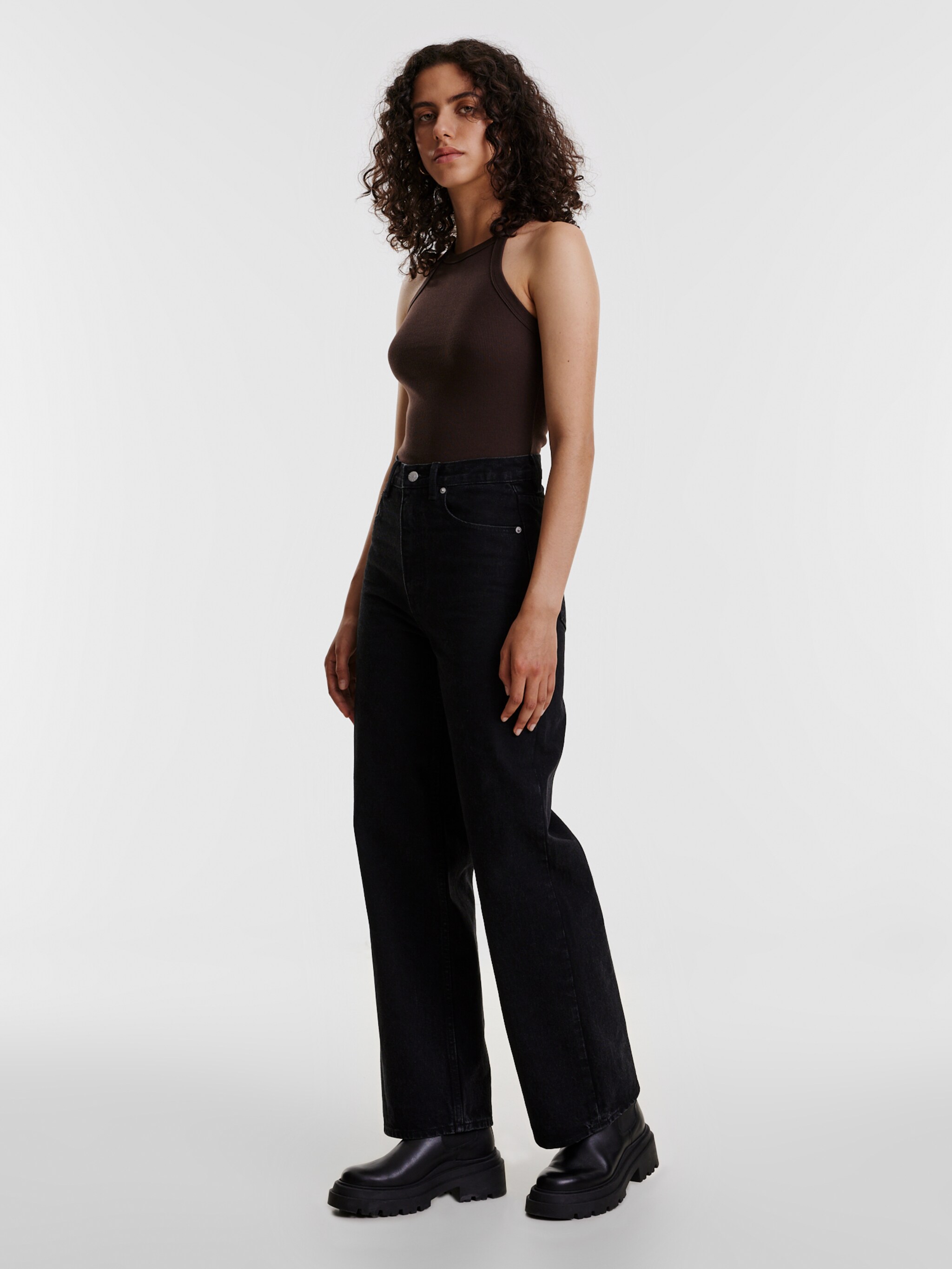 EDITED Producten Top 'Orelia' Donkerbruin