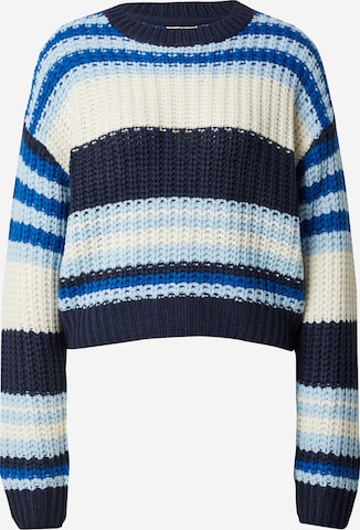 Pull-over 'NMCharlie' Noisy may en bleu : devant