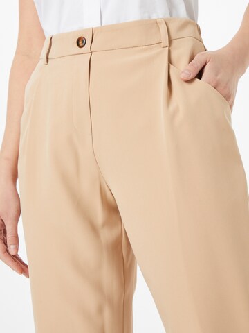 Dorothy Perkins Loose fit Pleat-Front Pants in Brown
