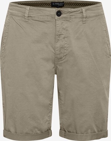 11 Project Chino Pants 'Siljan' in Brown: front