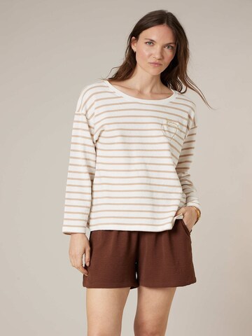 Pull-over 'MANILA' Deeluxe en beige : devant