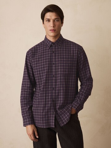 Coupe regular Chemise Next en rouge : devant