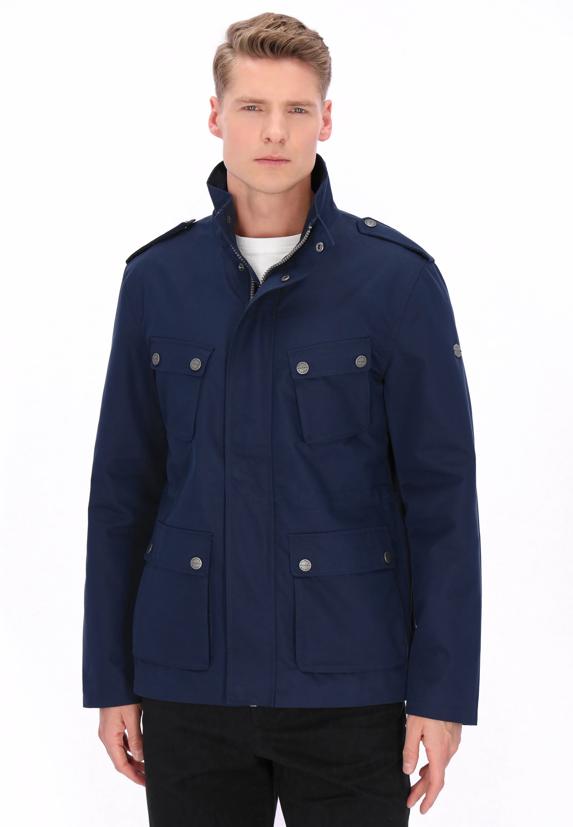 DreiMaster Klassik - Chaqueta de entretiempo en azul: frente