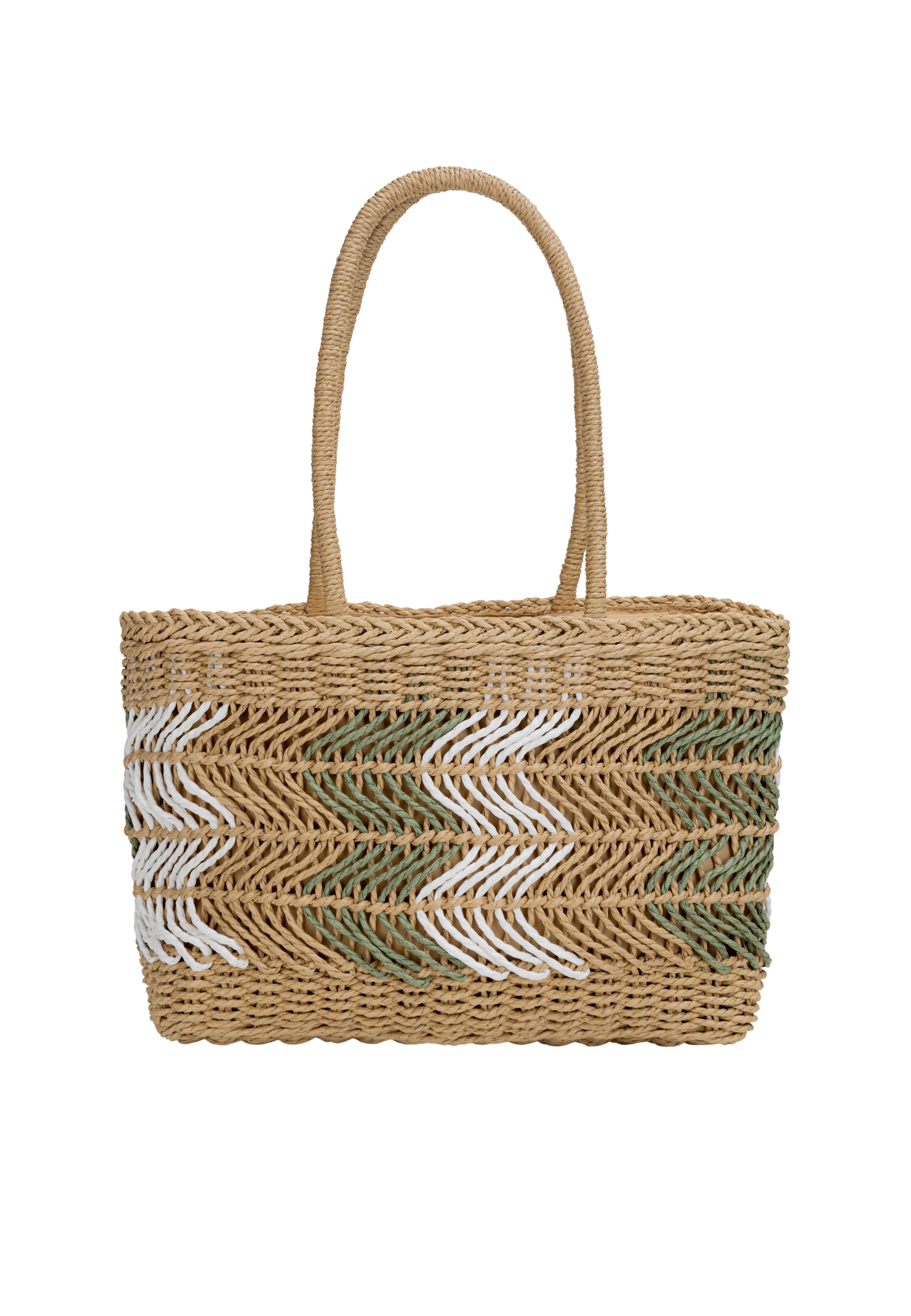 usha FESTIVAL Shopper in Brown: front